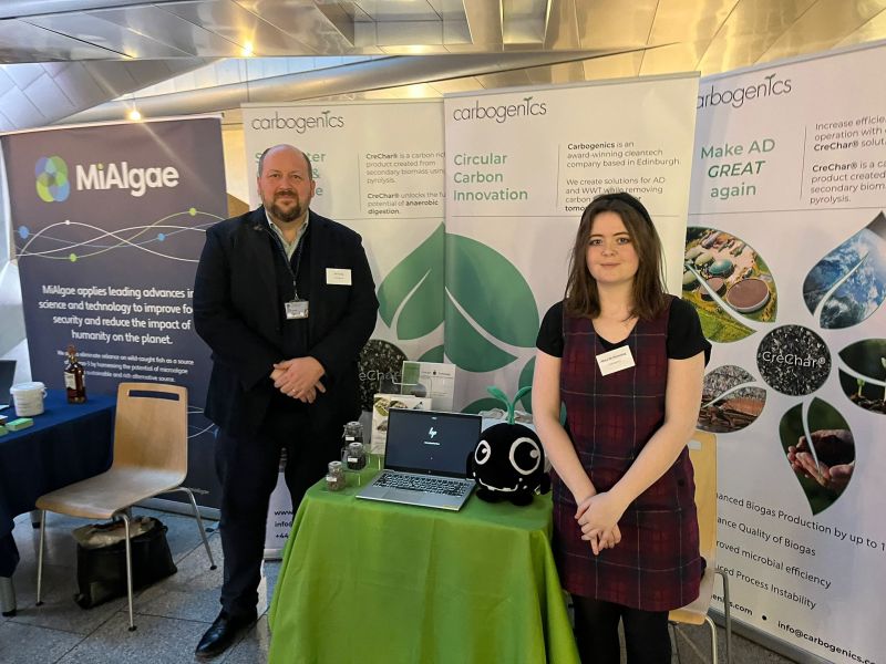 Alana McSKimming & Ed Craig at IBioic Scottish Parliament Event