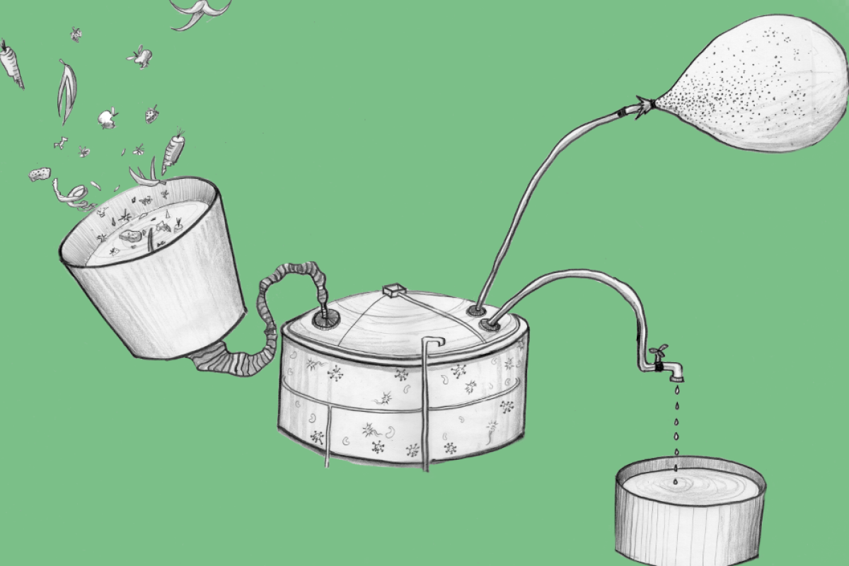 Anaerobic Digestion Drawing